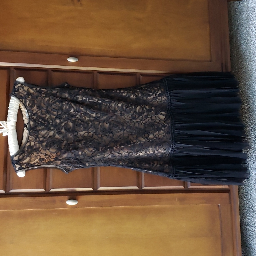 Fun black cocktail dress